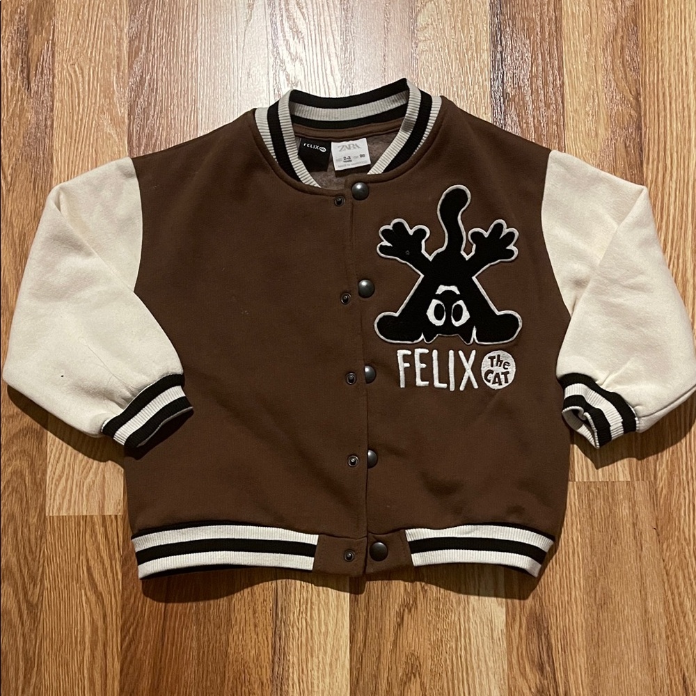 Zara Felix the Cat Varsity Jacket - Picture 3 of 4